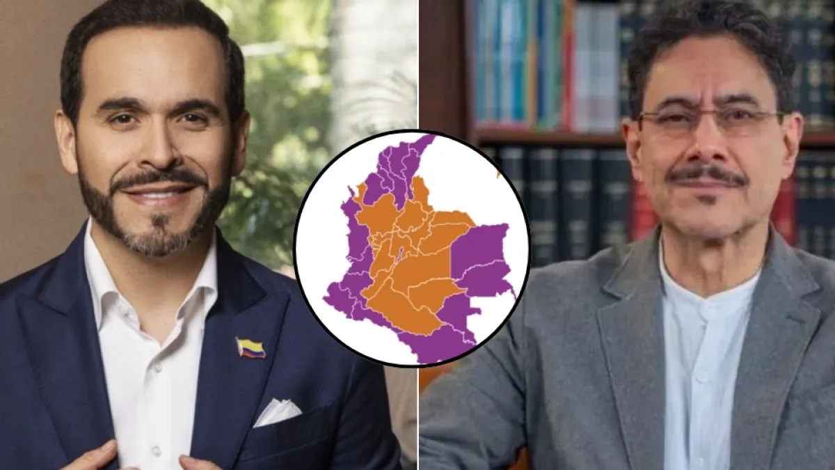 Segunda vuelta presidencial: así se repartió el voto departamental entre Abelardo de la Espriella e Iván Cepeda
