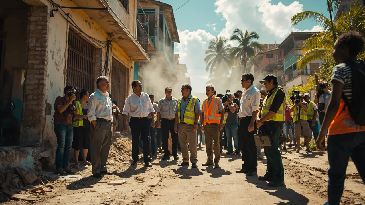 Rubio visita Barranquilla y acuerda con Abelardo de la Espriella apoyo para reconstruir zonas afectadas por el sismo