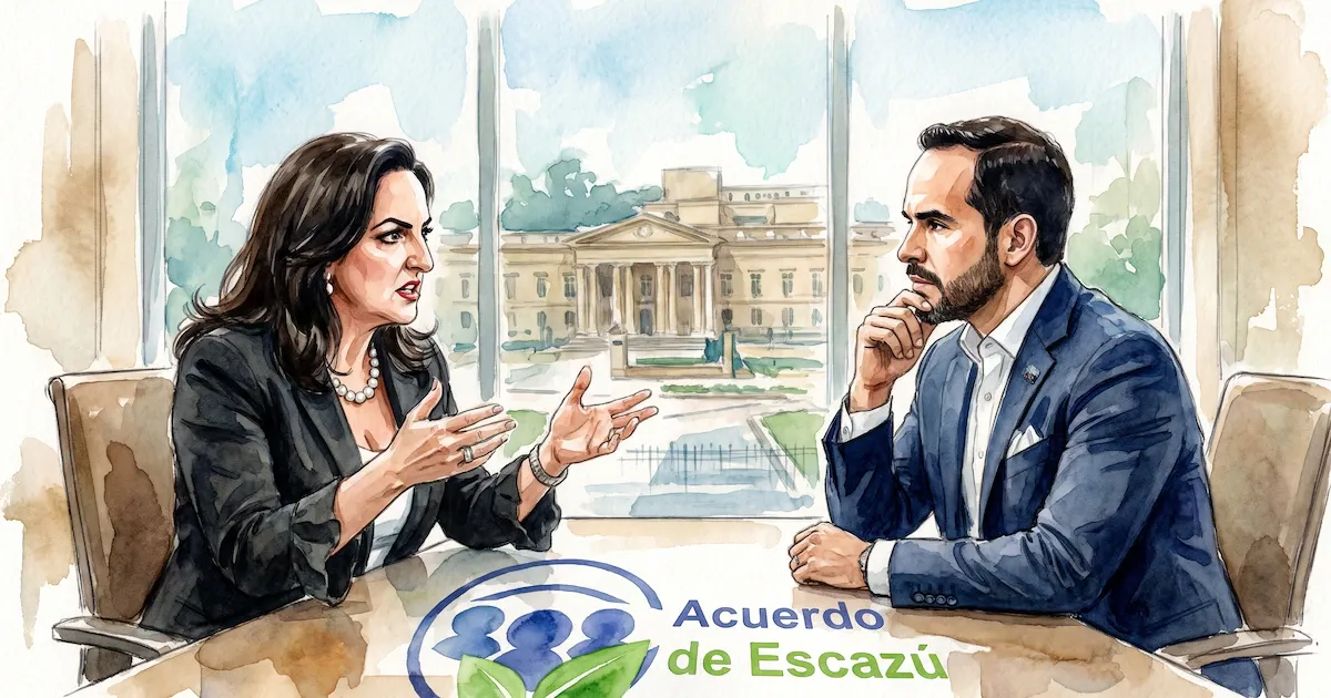 Senadora Cabal pidió al presidente Abelardo de la Espriella denunciar el Acuerdo de Escazú