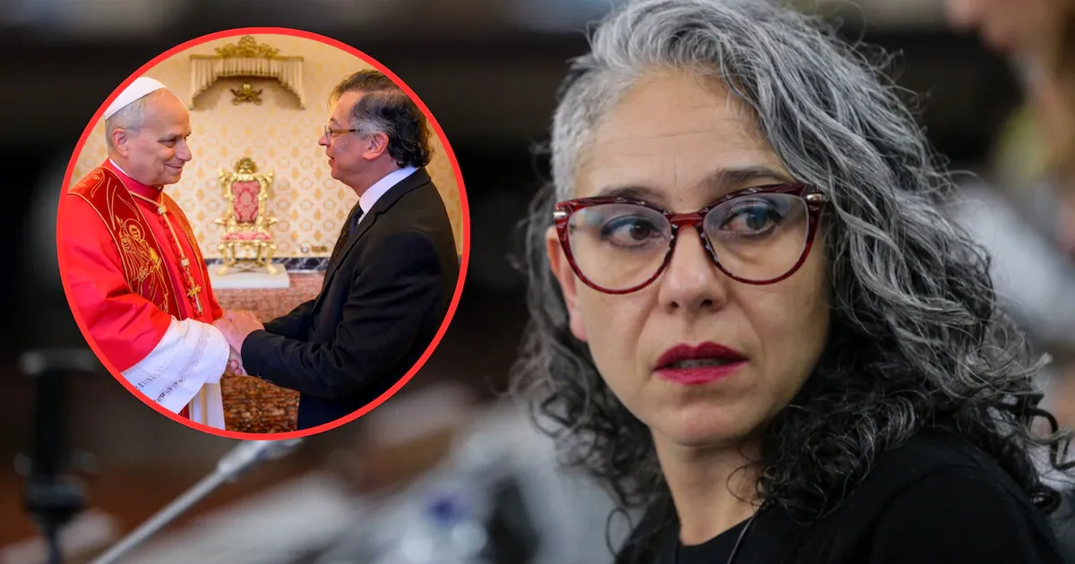 Senadora del Pacto Histórico lanzó críticas al nuevo Gobierno durante la visita de Petro al papa León XIV