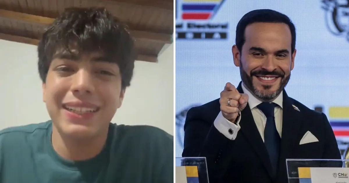 Matías Luengas, joven cucuteño con puntaje perfecto en Saber 11, agradece a Abelardo de la Espriella por una beca universitaria