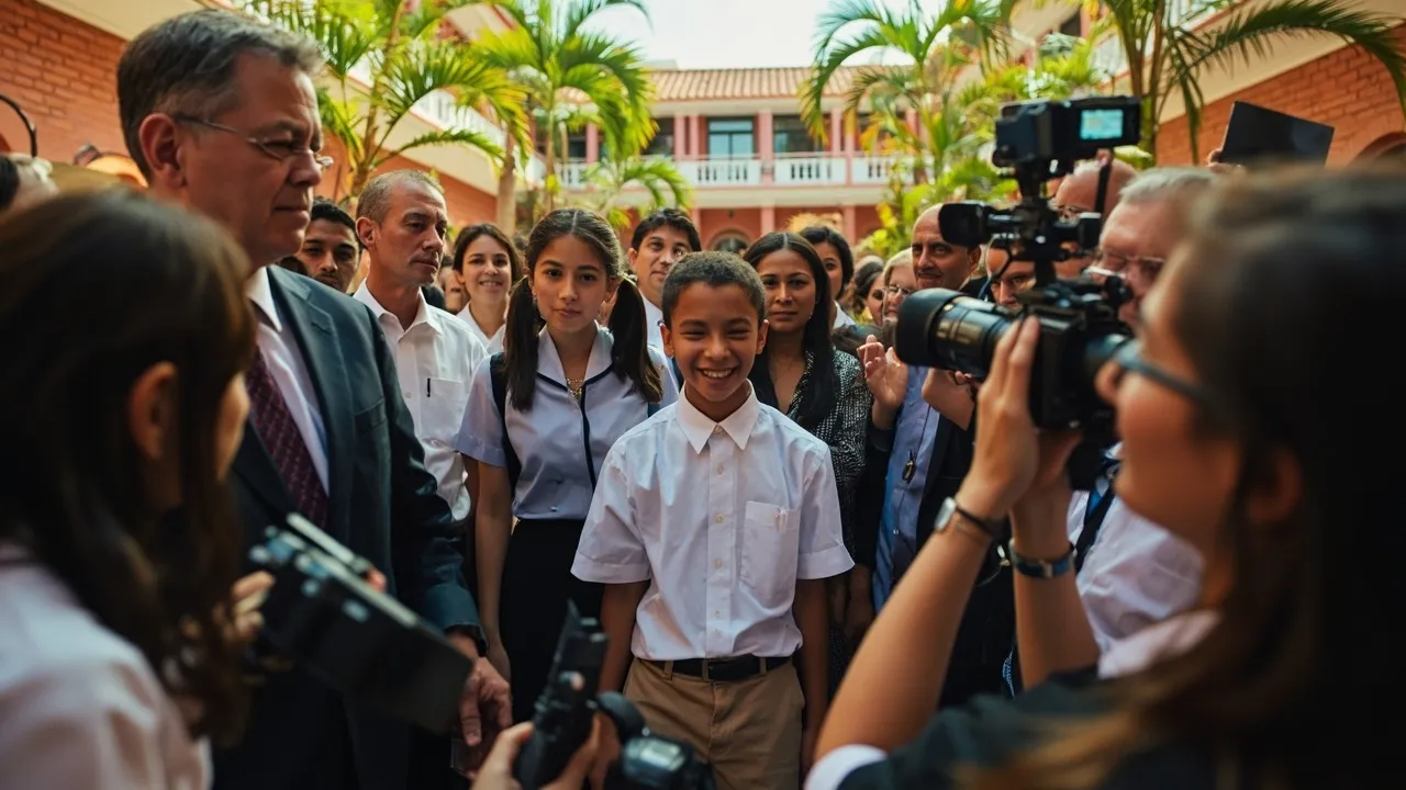 Matías Luengas agradeció al presidente tras el anuncio de su beca por puntaje perfecto en Saber 11