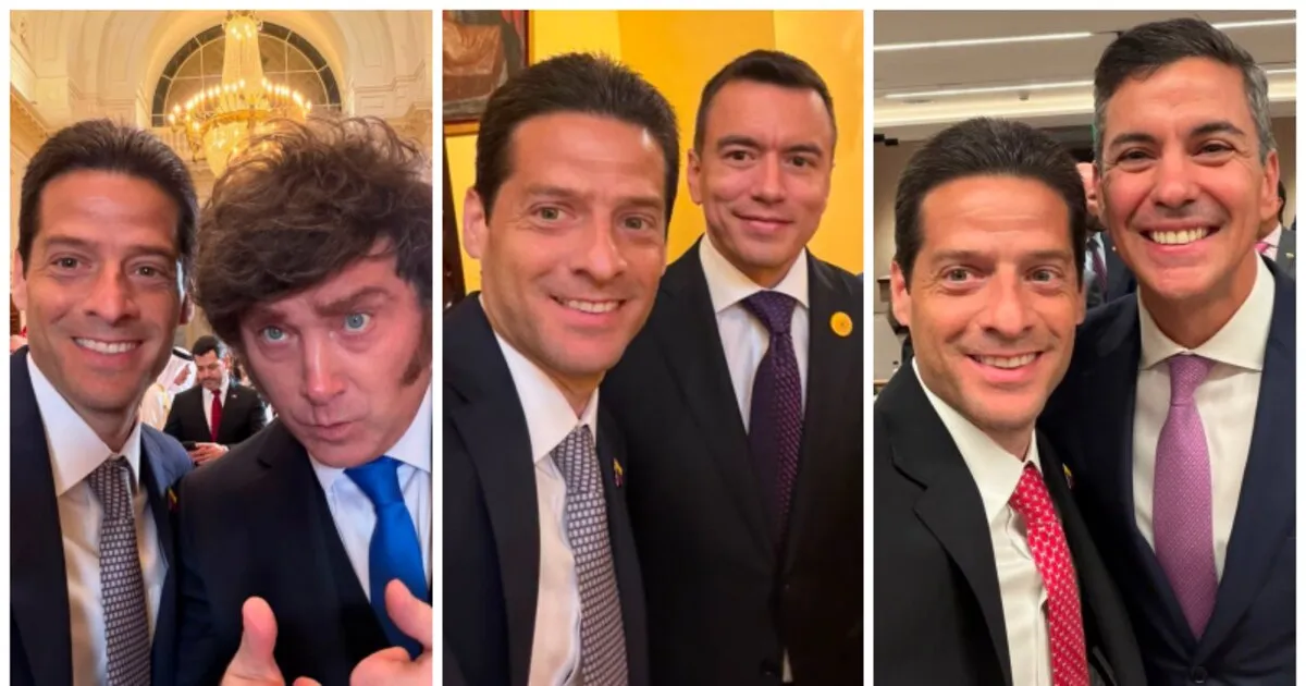 Delegación de Abelardo de la Espriella habló con mandatarios de Argentina, Ecuador y Paraguay en la posesión de Keiko Fujimori