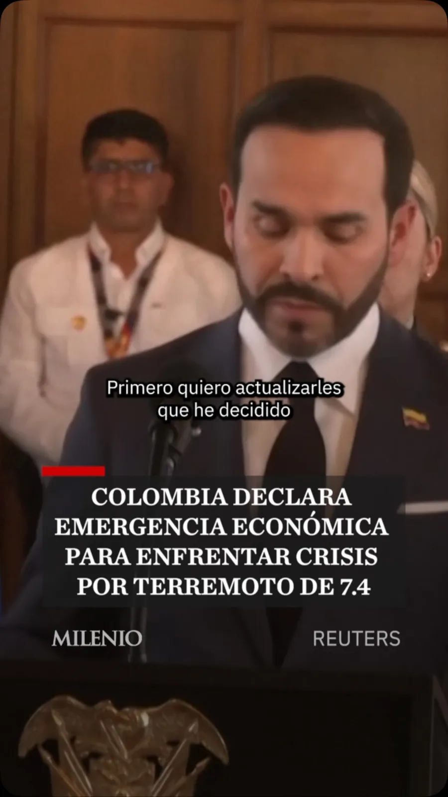 Presidente Abelardo de la Espriella declara el estado de emergencia económica