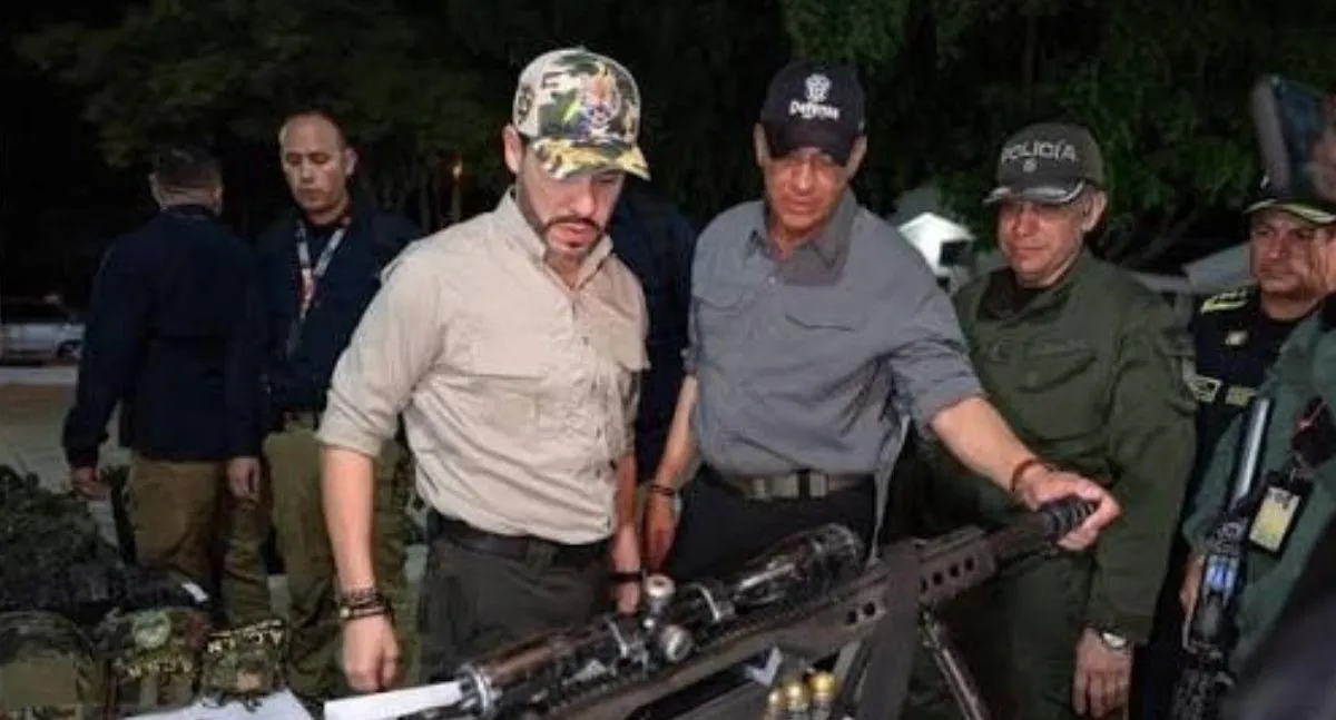 Mininterior salió en defensa de la imagen del presidente De La Espriella con un arma en Santa Marta