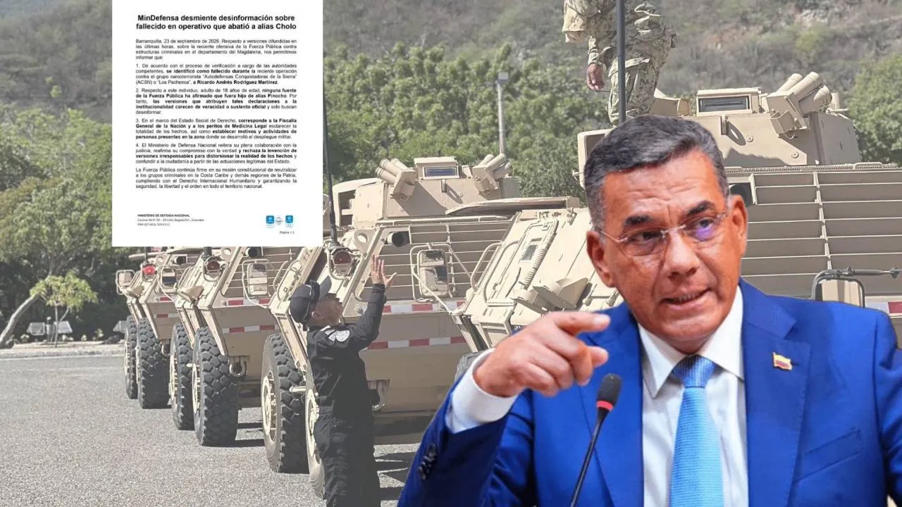 Ministerio de Defensa aclara la identidad del joven abatido en operativo contra Los Pachenca