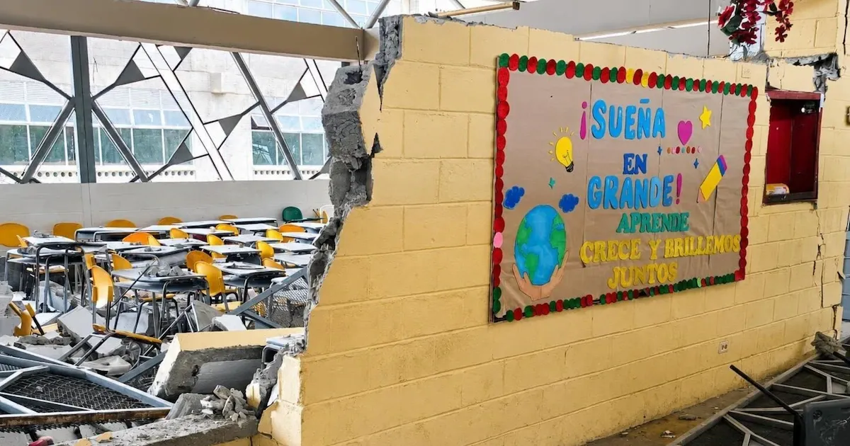 Ministerio de Educación activa plan de choque por 811 colegios colapsados tras el terremoto de magnitud 7,4