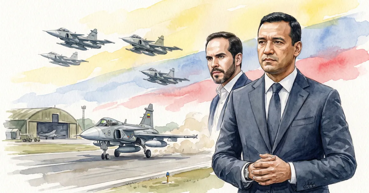 Ministro de Defensa afirma que la compra de los aviones Gripen ya es una obligación jurídica