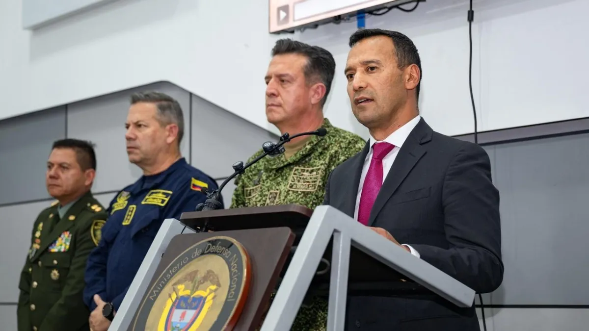 Ministro de Defensa se pronuncia sobre los audios de Danilo Rueda y el Clan del Golfo