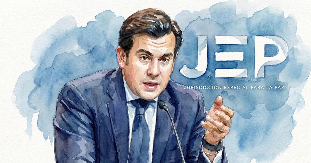 Ministro del Interior niega que el gobierno busque eliminar la JEP tras polémica por recorte presupuestal