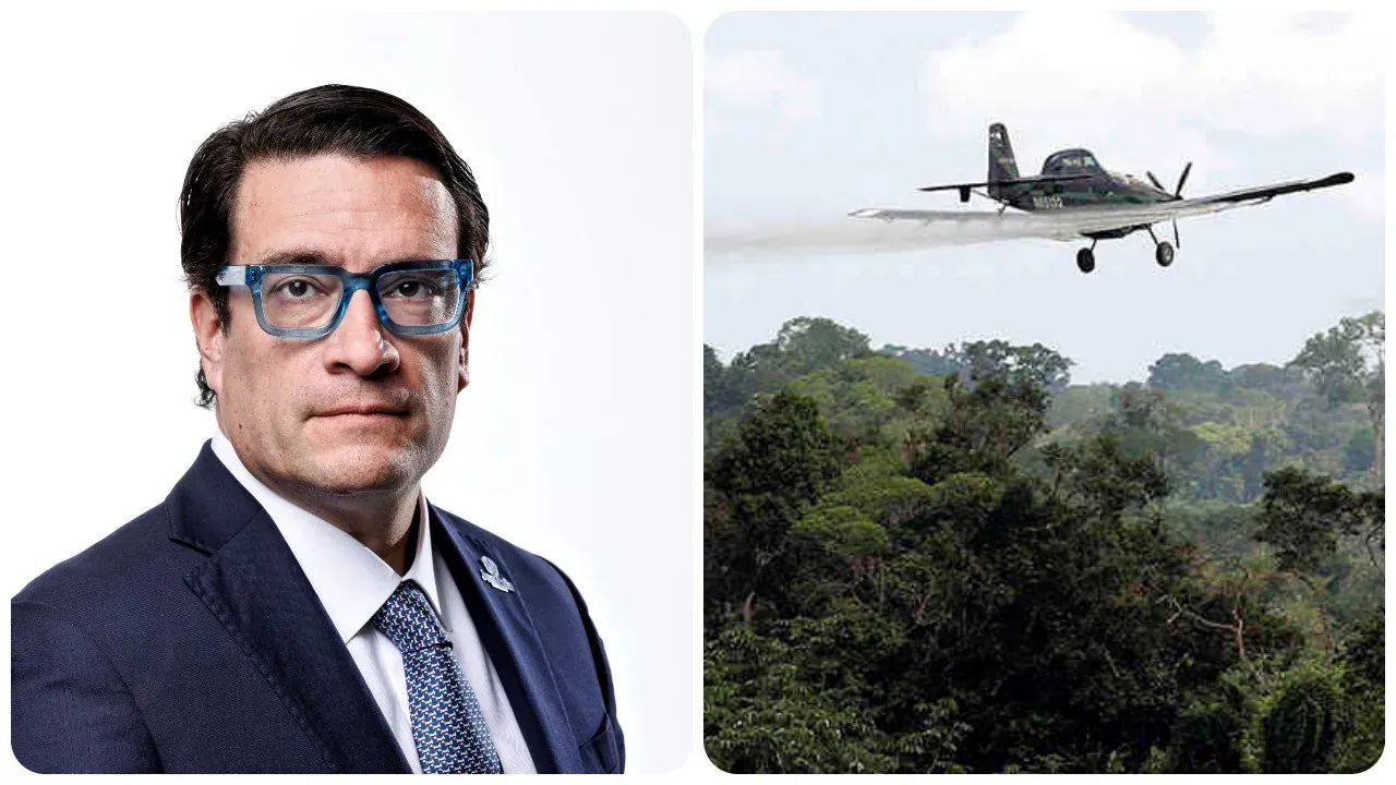 Ministro Iván Cancino se pronuncia sobre la fumigación aérea y el derecho internacional humanitario