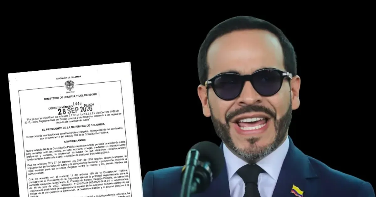 Ministerio de Justicia firmó decreto para que tutelas contra el presidente pasen al Consejo de Estado