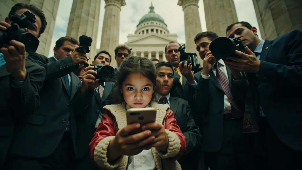 Una niña se vuelve viral por un mensaje de apoyo al presidente Abelardo De La Espriella