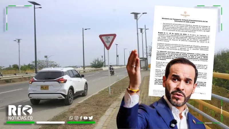 Gobierno nacional revisará las fotomultas en todo el país por orden del presidente De La Espriella