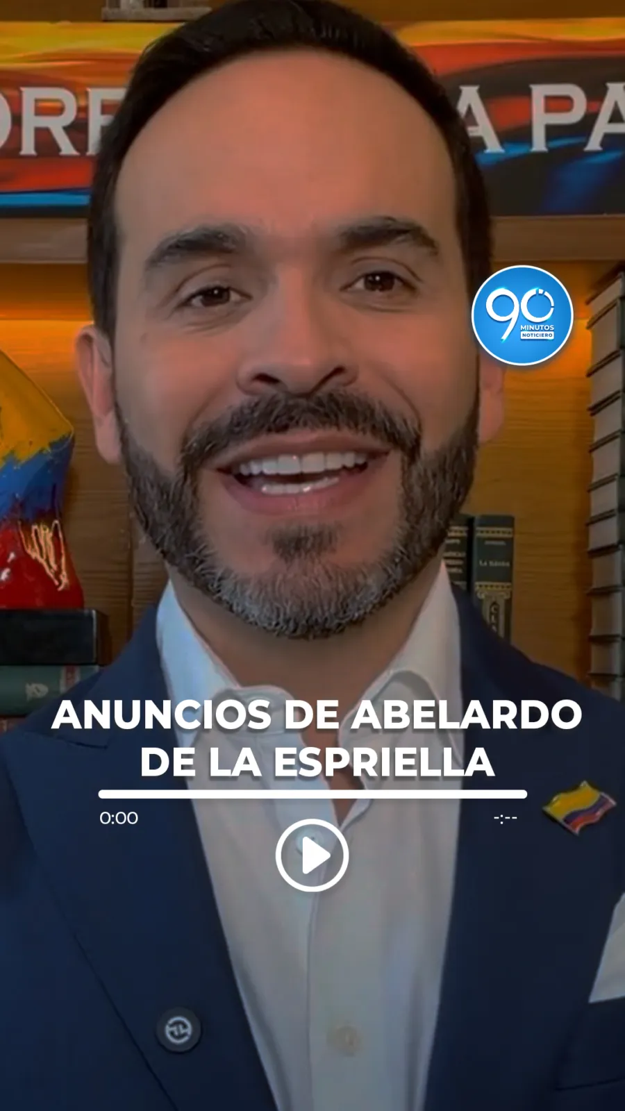 Abelardo de la Espriella anuncia un plan para reducir el tamaño del Estado
