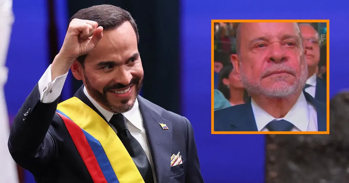 El padre de Abelardo de la Espriella se emocionó en la posesión presidencial y le pidió “que se cuide mucho”