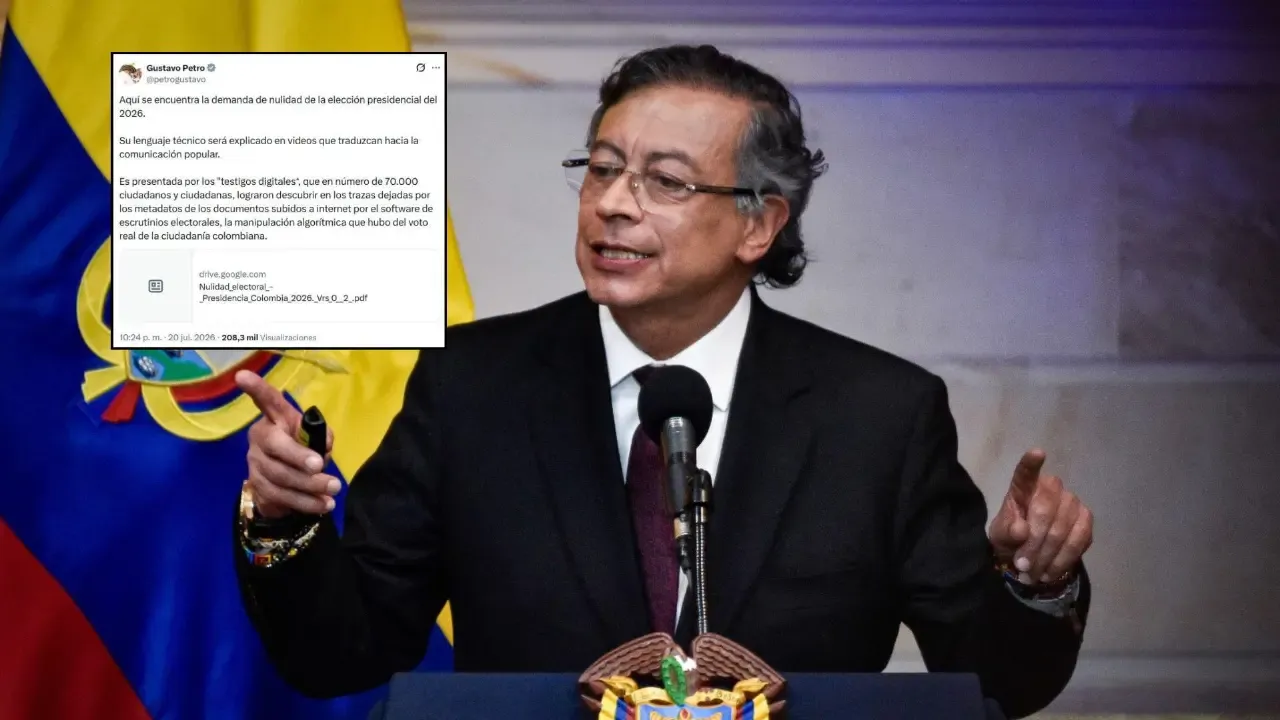 Petro hace pública la demanda de nulidad contra la elección de Abelardo de la Espriella