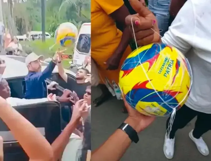 Entrega de balones de Abelardo en el Chocó y recorrido del ministro de Vivienda generan debate