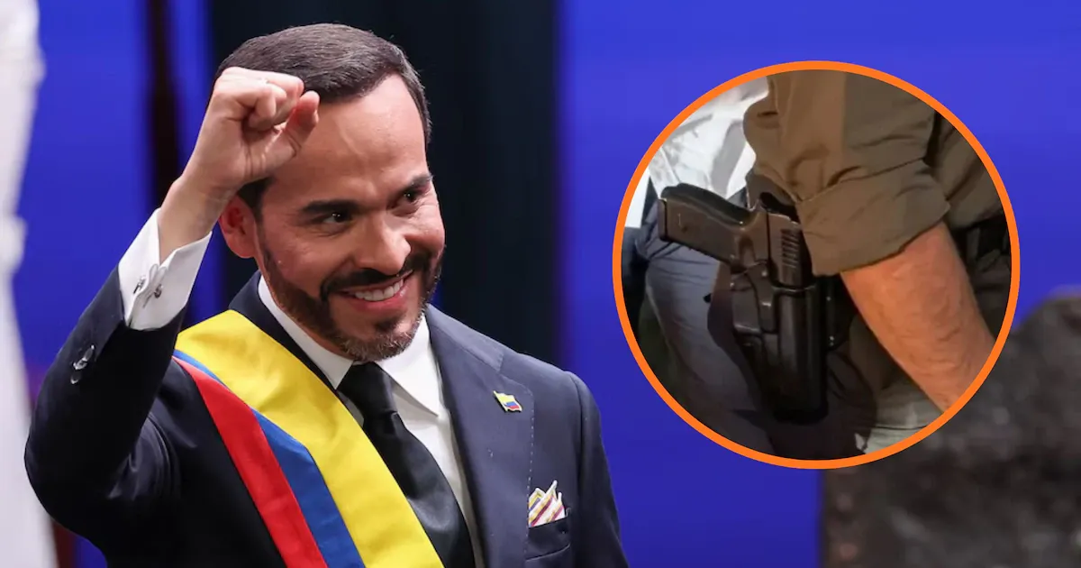 Abelardo de la Espriella aparece con un arma de fuego en plena crisis de orden público en Santa Marta