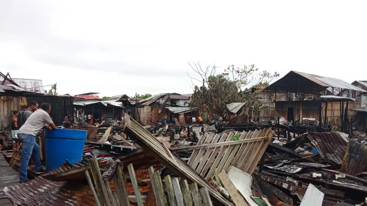 Incendio en Bocas de Satinga deja 327 habitantes a la espera de ayuda humanitaria
