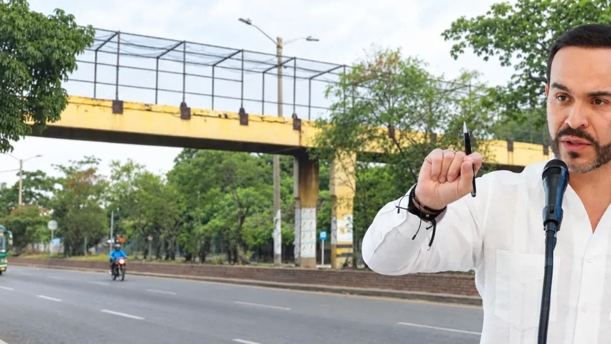 Presidente De La Espriella anuncia nuevo puente peatonal del Inem en Soledad