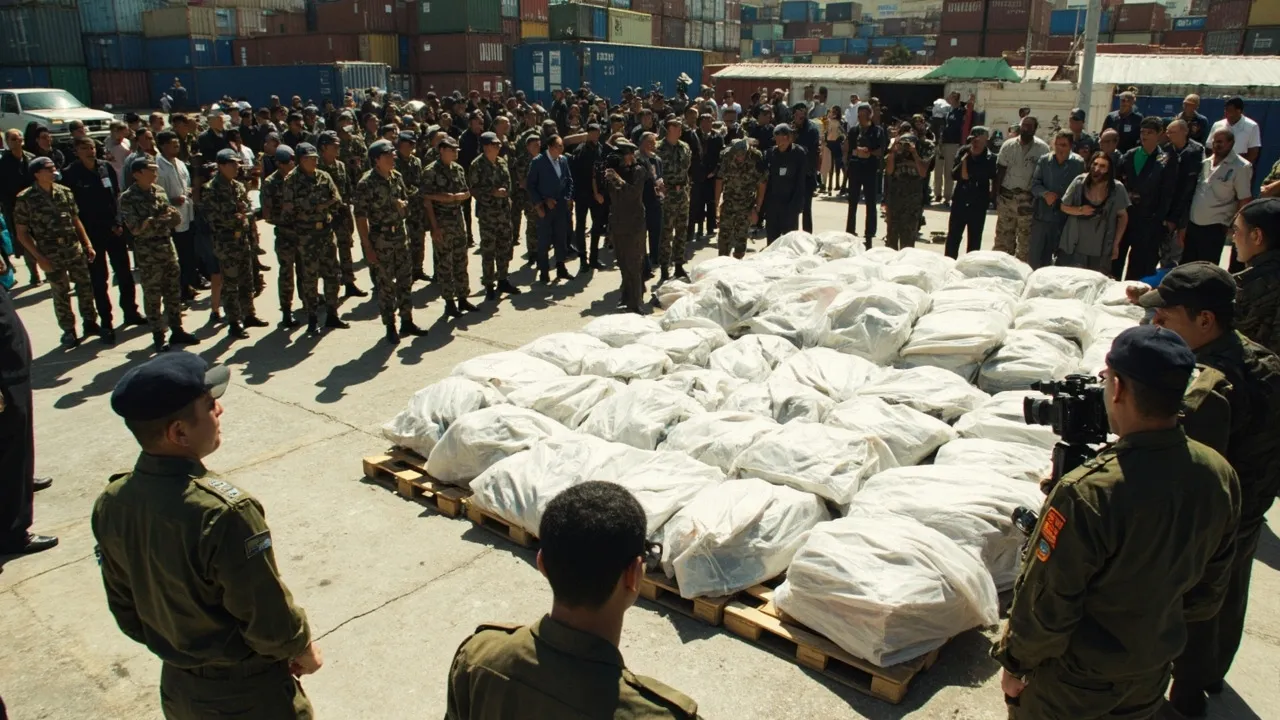 Presidente De La Espriella resalta incautación de más de 880 kilos de cocaína en Cartagena