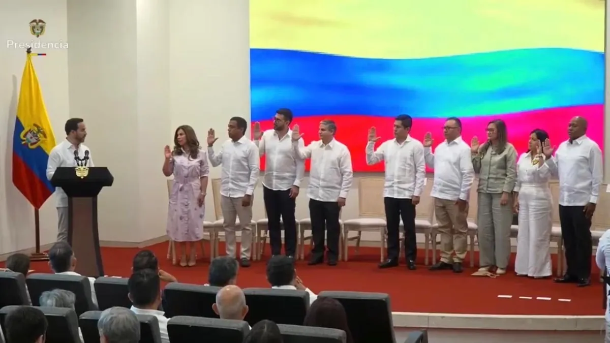 Presidente De la Espriella posesionó a los nuevos magistrados del Consejo Nacional Electoral