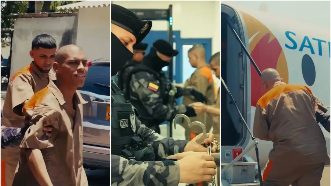 Presidente De La Espriella publica video del traslado de peligrosos criminales y lanza advertencia directa