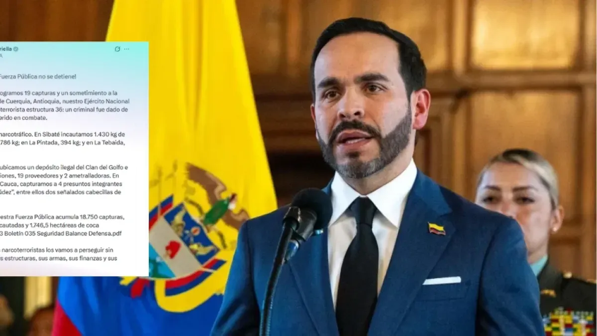 Presidente De La Espriella reporta 19 capturas y golpes al narcotráfico en 24 horas