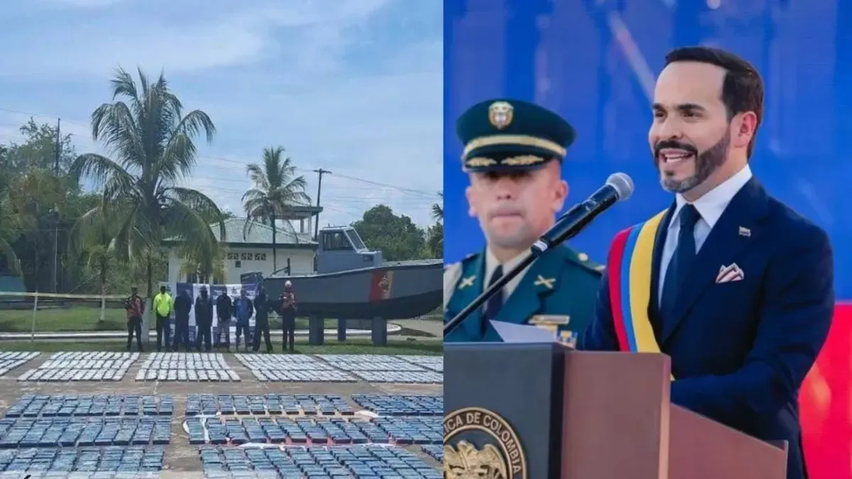 Presidente De La Espriella anuncia incautación de más de cuatro toneladas de cocaína en Turbo, Antioquia