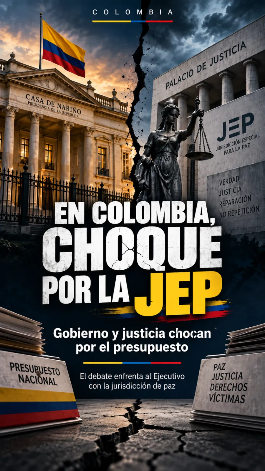 Presidente De La Espriella responde a la JEP y defiende ajustes al presupuesto de esa jurisdicción
