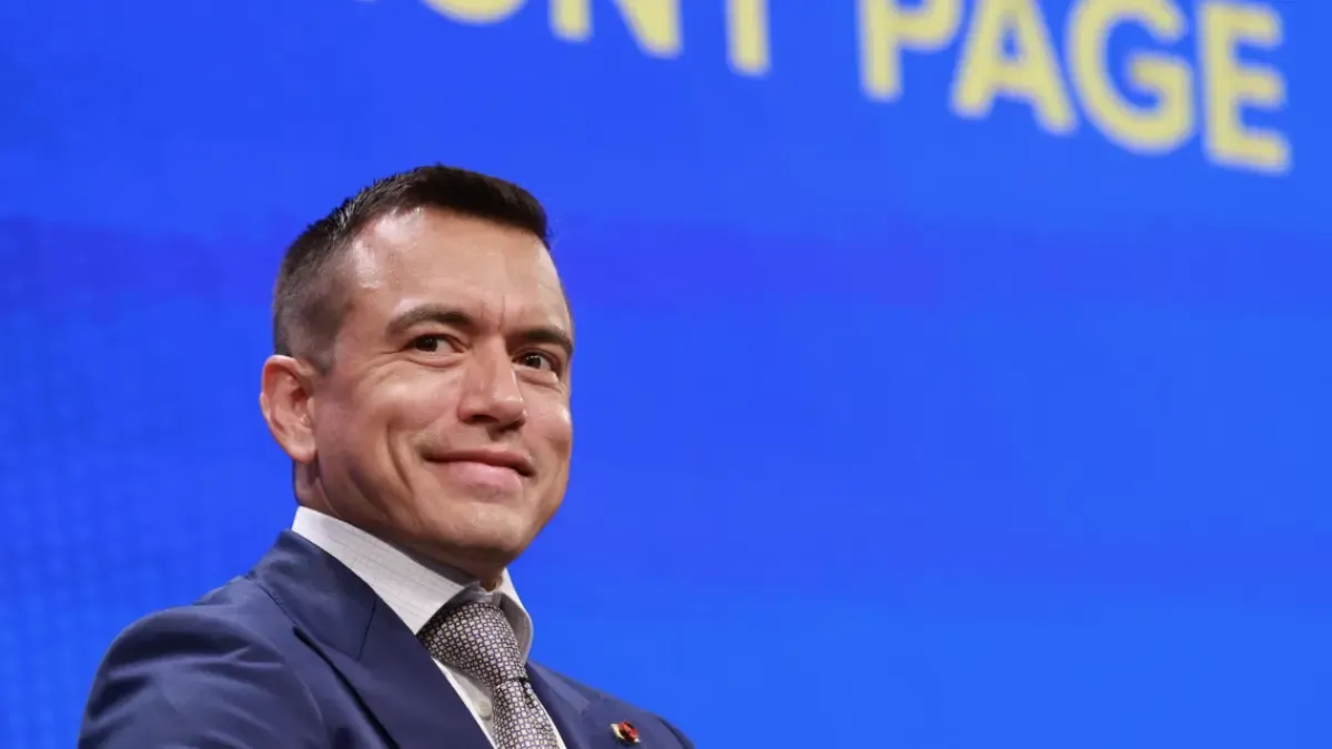 Presidente de Ecuador, Daniel Noboa, confirmó que asistirá a la posesión de Abelardo de la Espriella