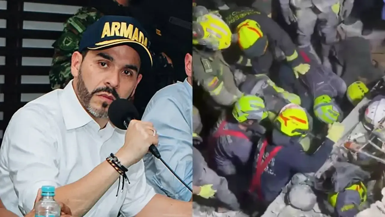Presidente De la Espriella celebra el rescate de Daniela Largo en Pereira tras el terremoto