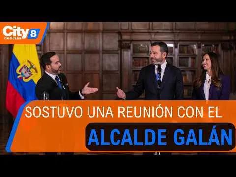 Presidente De La Esprilla designa a Clara Lucía Sandoval como gerente de Bogotá y se reúne con el alcalde Galán