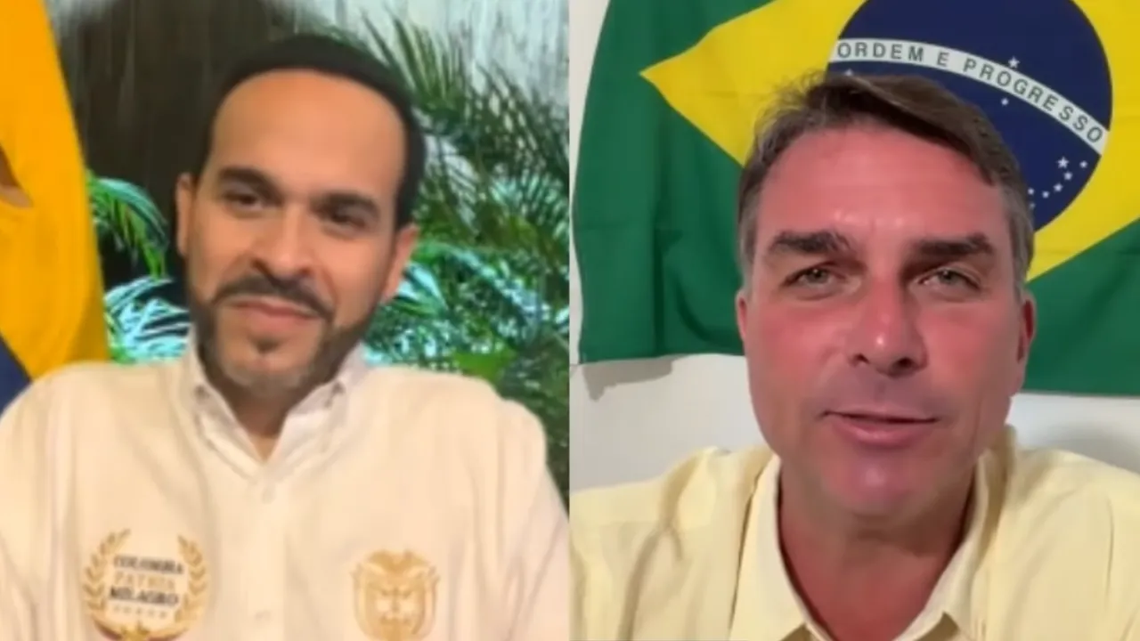 Presidente De la Espriella dialogó con Flávio Bolsonaro de cara a la segunda vuelta en Brasil