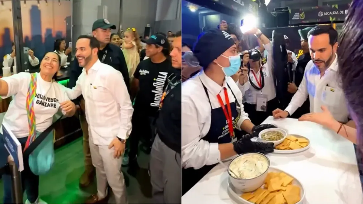 Presidente De la Espriella recorrió Sabor Barranquilla y dijo que apoya la economía regional