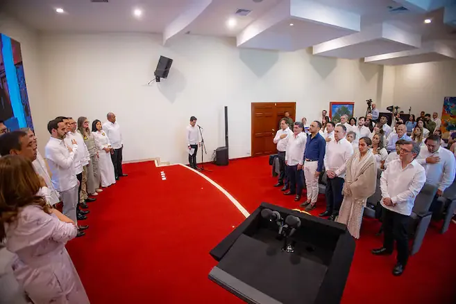 De la Espriella posesionó a los nueve magistrados del Consejo Nacional Electoral