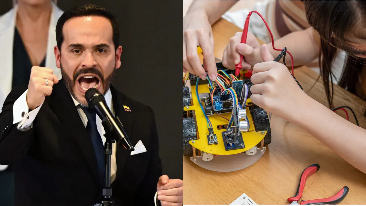 Niños colombianos le piden apoyo a Abelardo De La Espriella para asistir al mundial de robótica 2026