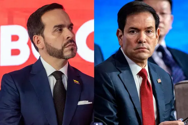 De la Espriella recibe a Rubio en Barranquilla en el primer encuentro oficial con EE. UU.