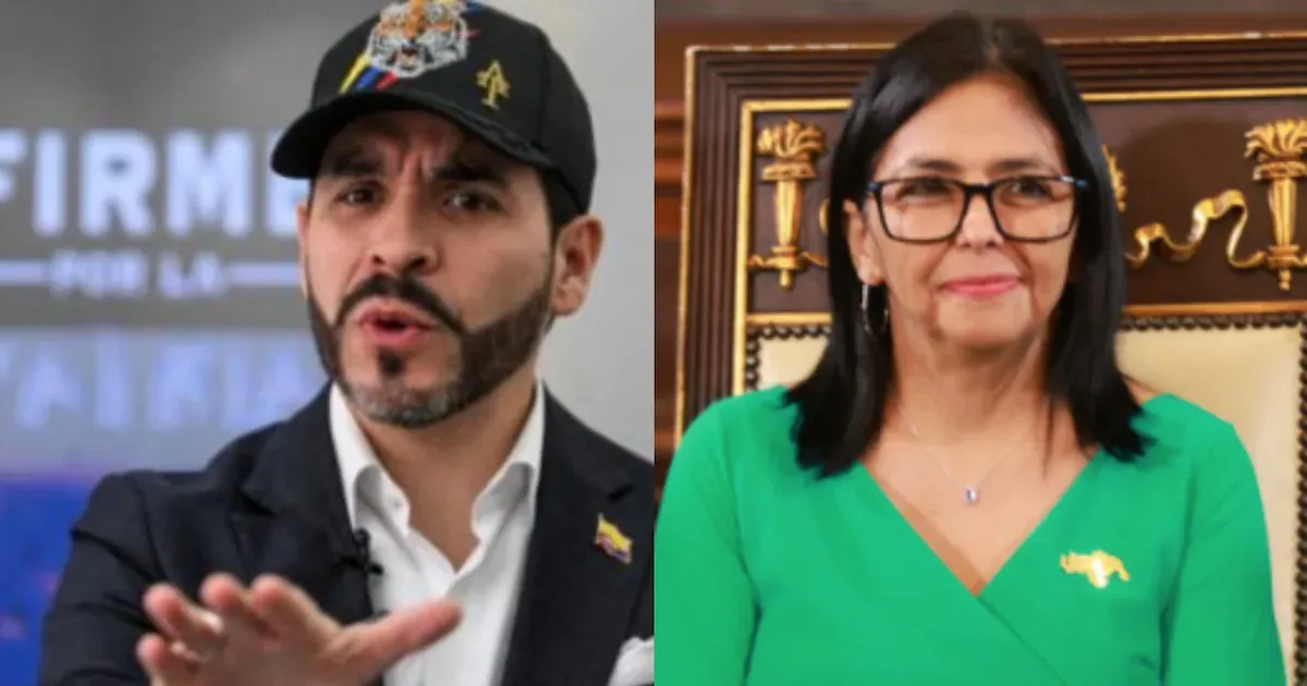 Primer choque entre Delcy Rodríguez y Abelardo De La Espriella por una propuesta sobre la reconstrucción de Venezuela