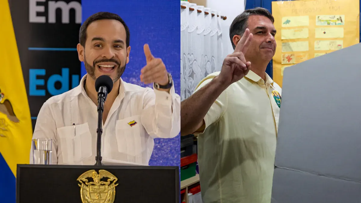 De la Espriella respalda a Flávio Bolsonaro y pide a Dios que se apiade de Brasil