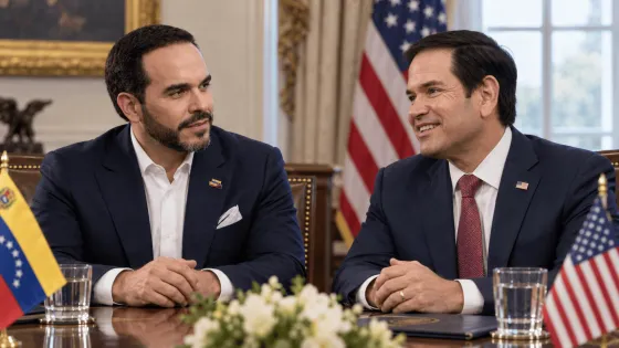 Marco Rubio se reúne en Barranquilla con el presidente Abelardo de la Espriella