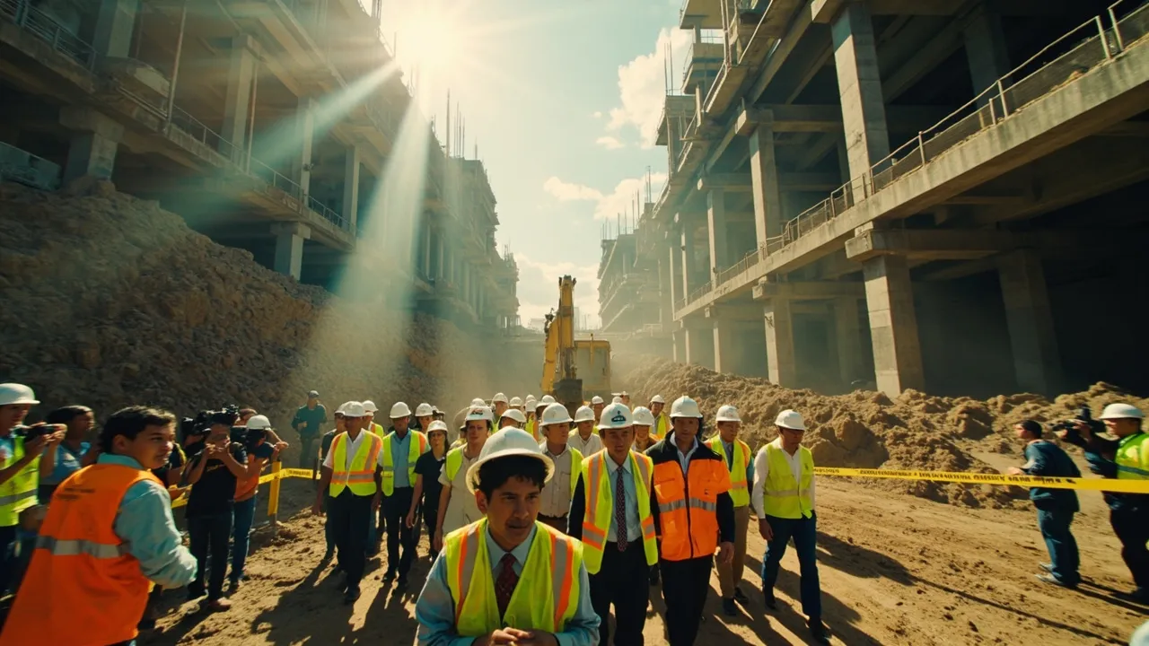 Presidente De la Espriella visita obras del Metro de Bogotá y ratifica su compromiso con la línea 1