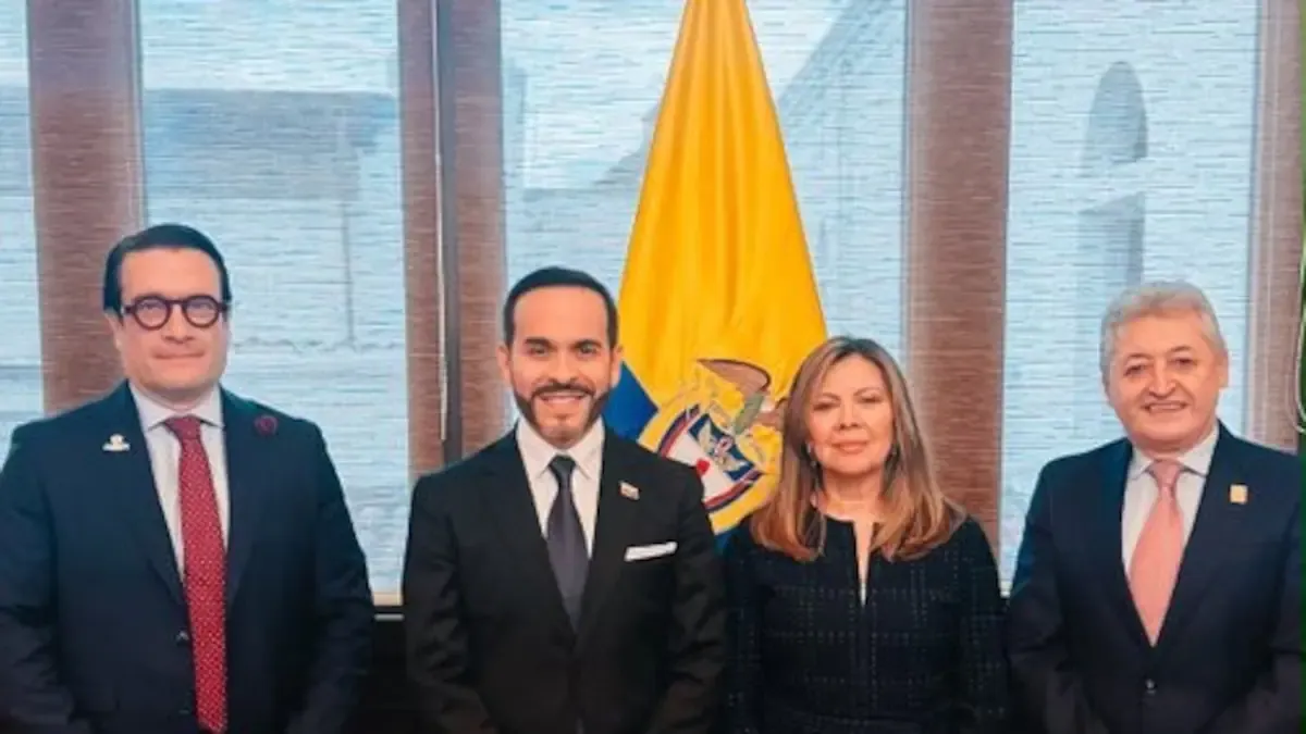 El presidente Abelardo de la Espriella se reunió con la fiscal General Luz Adriana Camargo