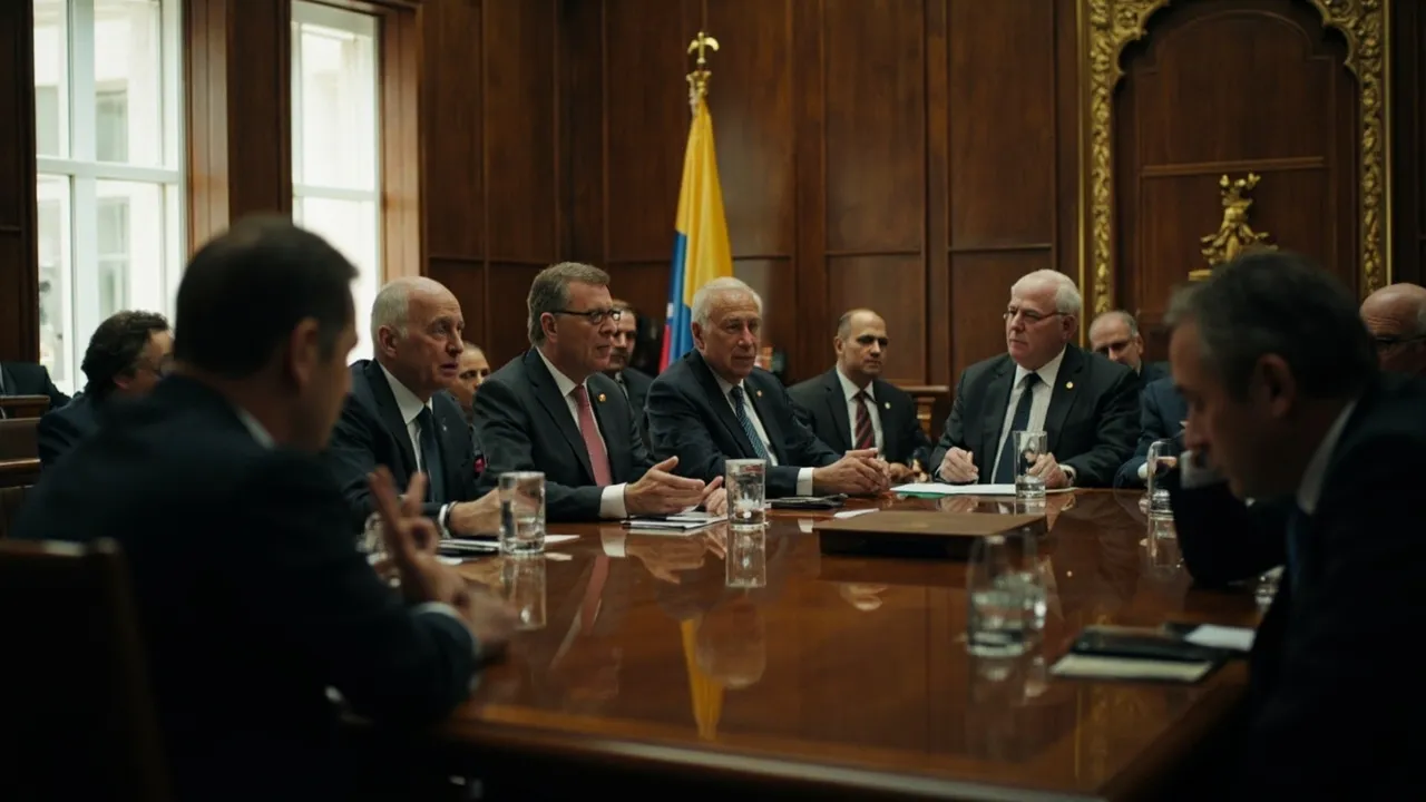 De La Espriella se reunió con el presidente de la Conmebol en Colombia