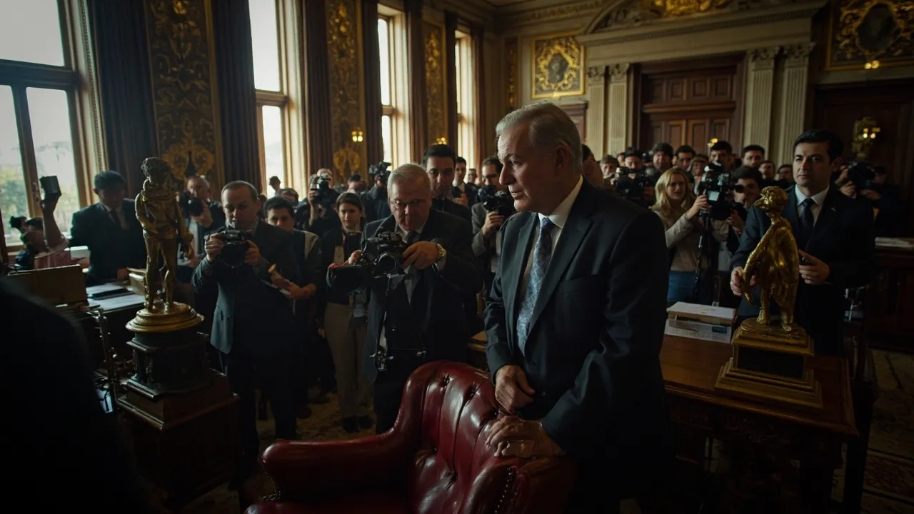 Revelan las primeras fotos del despacho presidencial de Abelardo de la Espriella