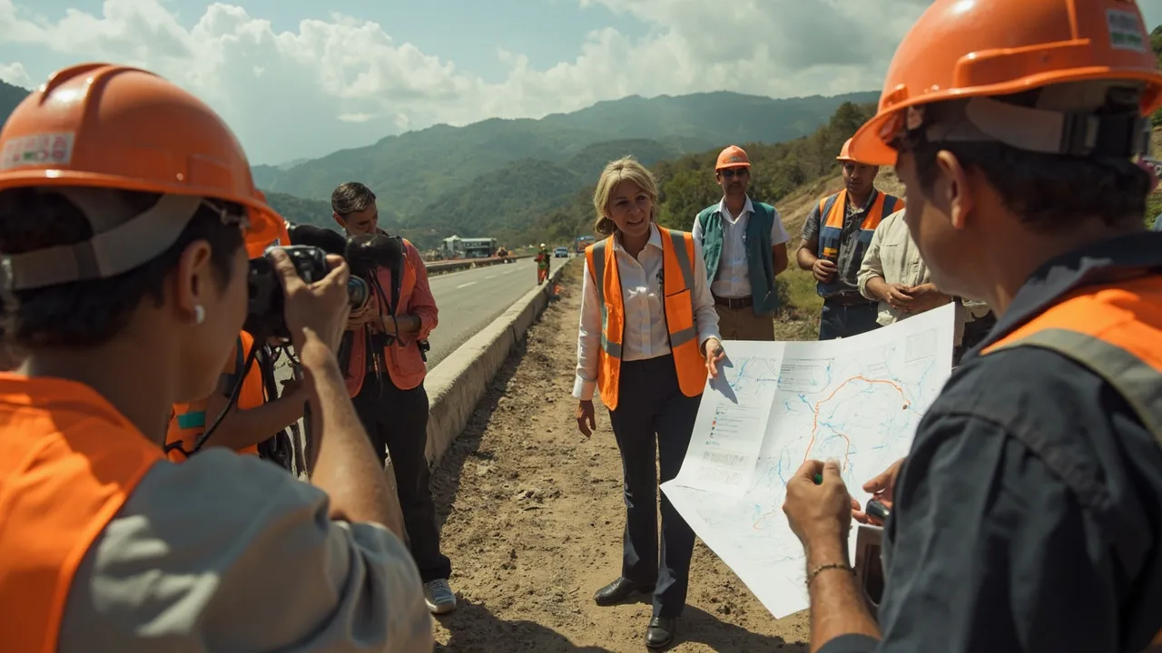 Ministra de Transporte presenta lista de proyectos en carreteras para conductores
