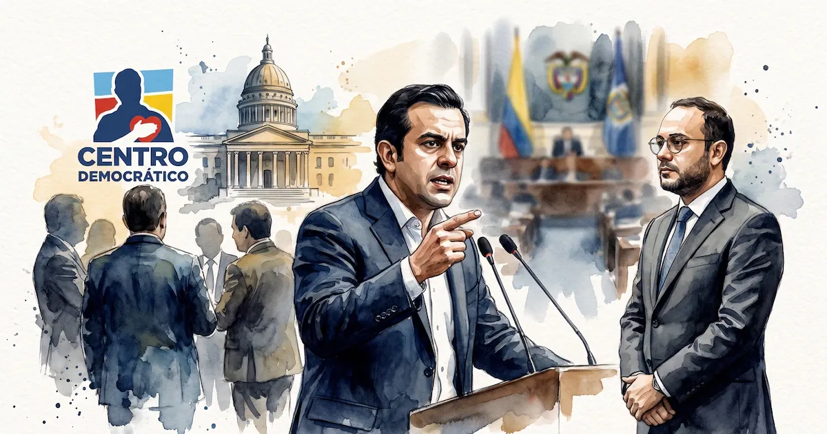 Rodrigo Lara defiende a Deluque para el Senado y pide un acuerdo que facilite el inicio del gobierno de De la Espriella