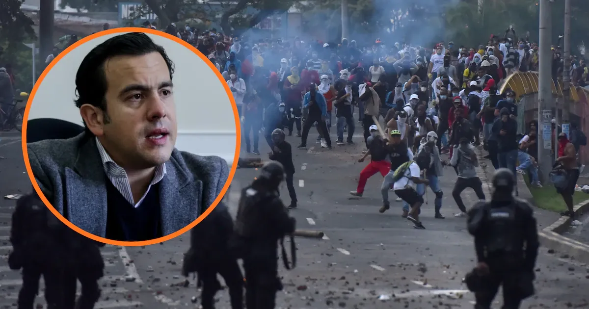 Rodrigo Lara defiende proyecto del Gobierno para regular la protesta social en Colombia