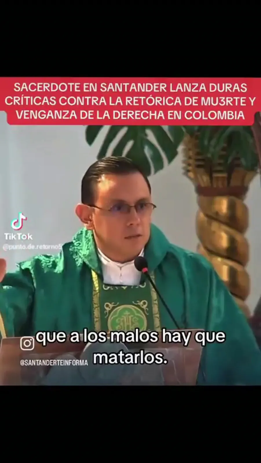 Sacerdote reflexionó sobre celebrar muertes y recordó a De la Espriella caminando entre cadáveres